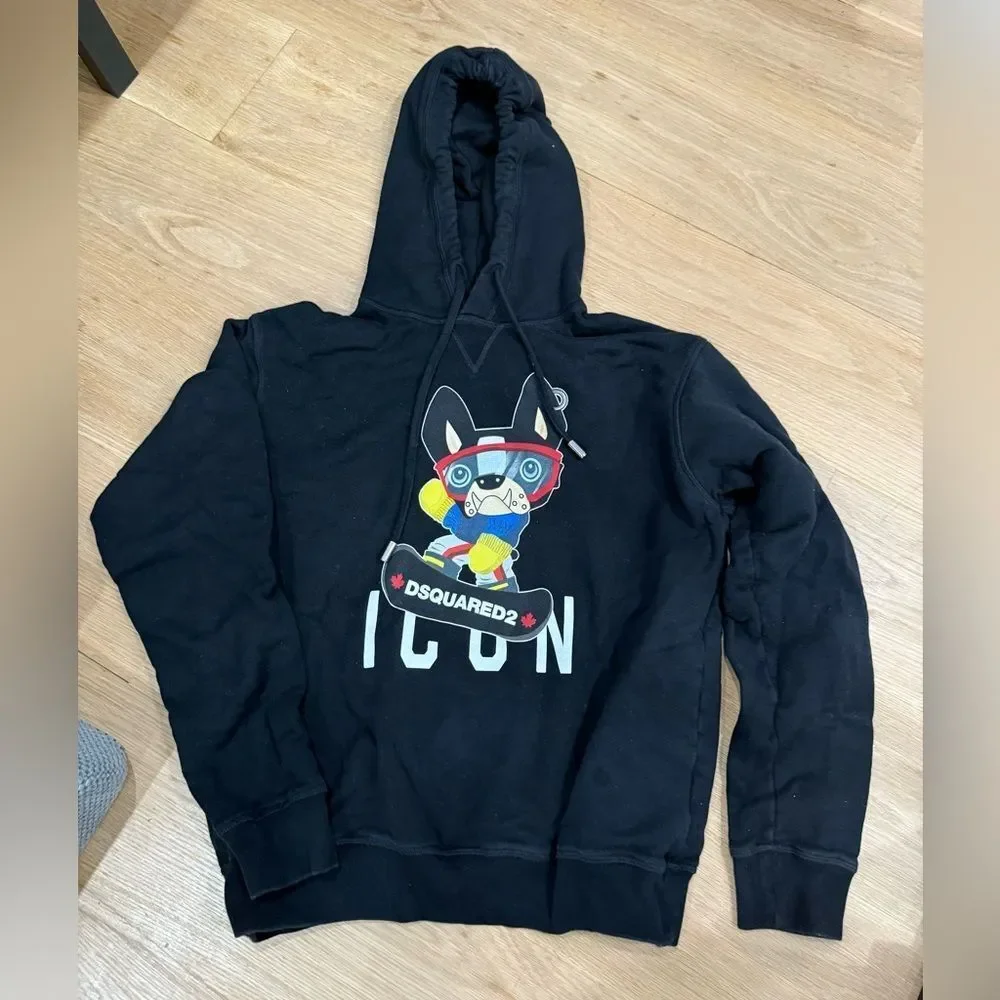 DSQUARED2 Cartoon print long-sleeved hoodie - Picture 6 of 8